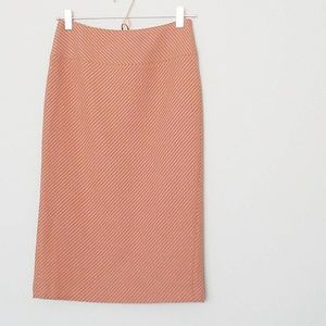 J. Crew Orange Pencil Skirt